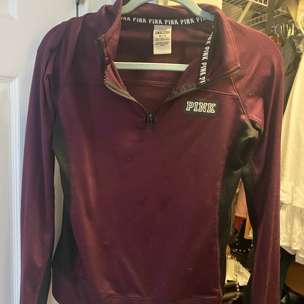 VS PINK quarter zip